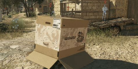 Metal Gear cardboard box problems